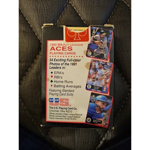 1992 Major League Baseball Aces Playing Cards Factory Set No. 287 - Picture 2 of 4
